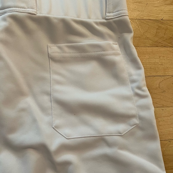 2 Pair Mens Baseball Football Coaches Shorts White Size Small Above Knee Pockets - Picture 6 of 11